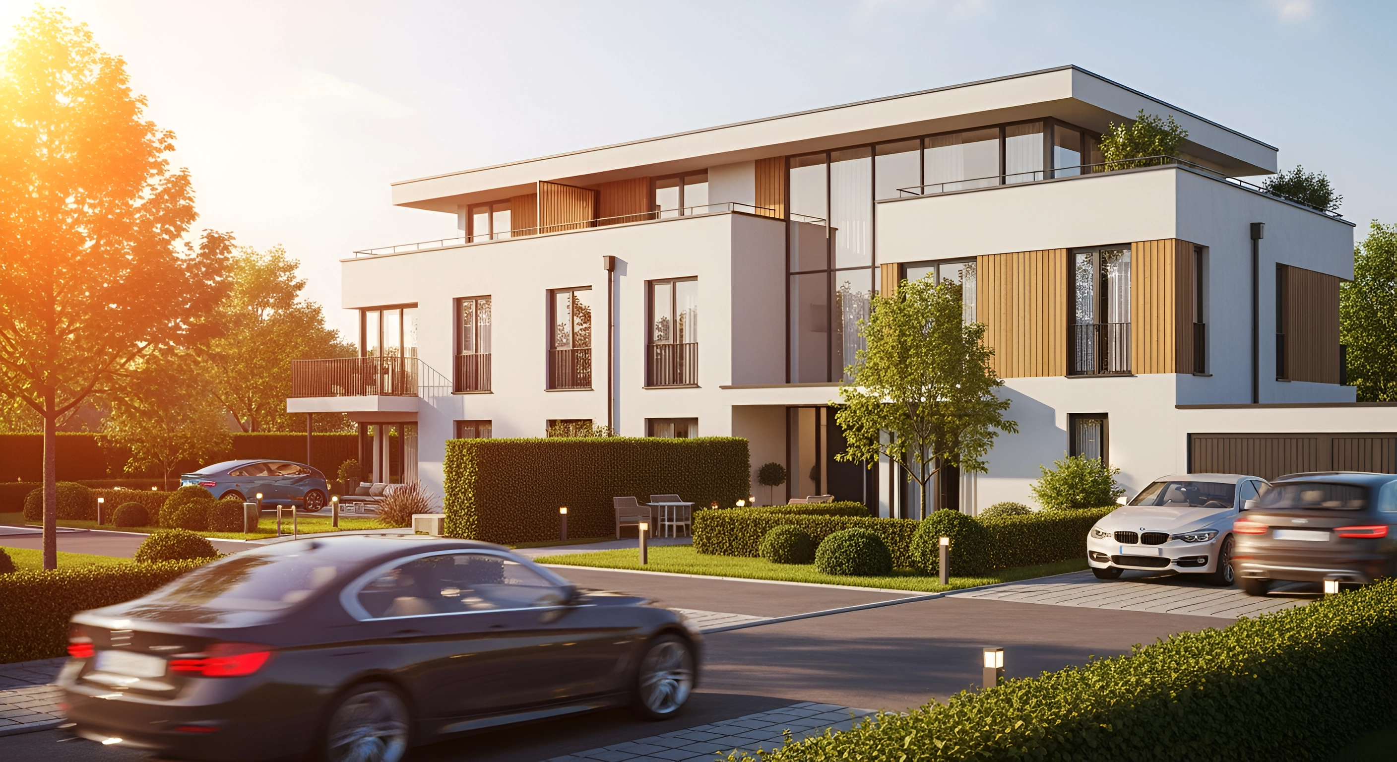 Neubau immobilien 3d visualisierung photorealistik – Neubauimmobilien