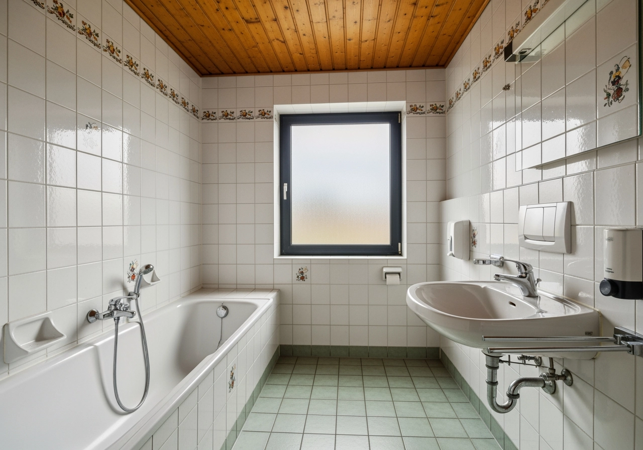 Badezimmer deutschland 80er 90er jahre visualisierung – Bad- & Wellnessräume