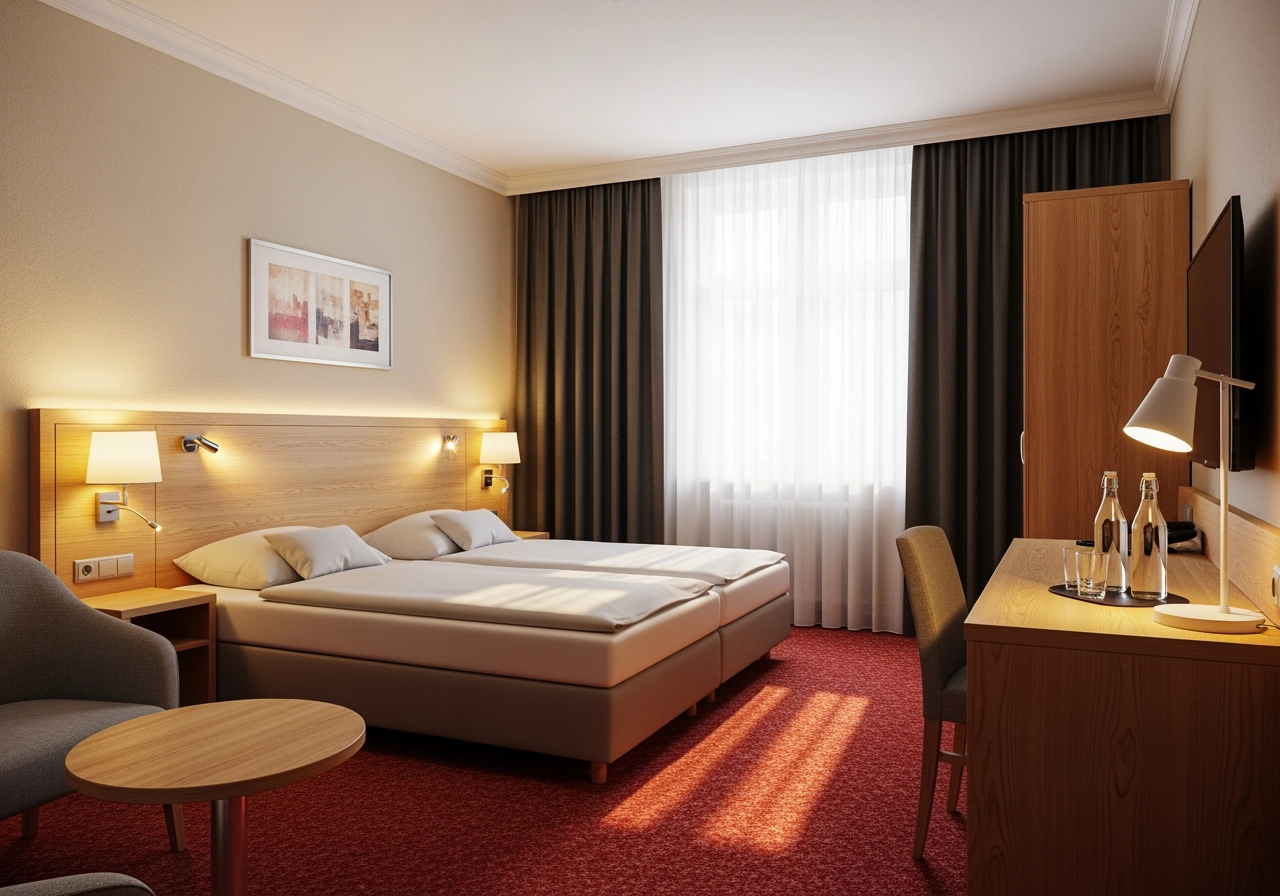 Hotelzimmer klassisch deutschland interior visualisierung – Hotel- & Gastronomiebereiche