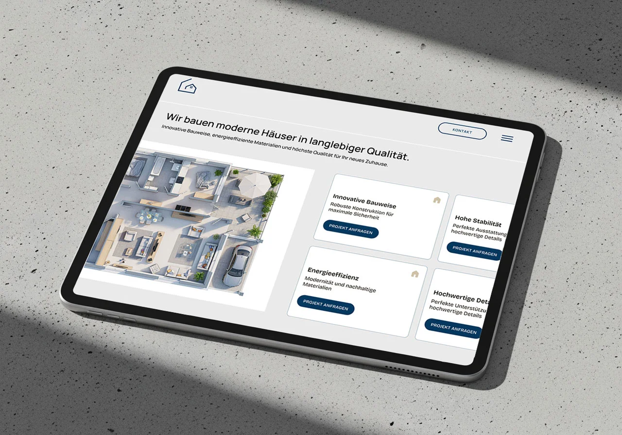 Landingpage neubauwohnungen exklusives immobilienprojekt – Landingpages
